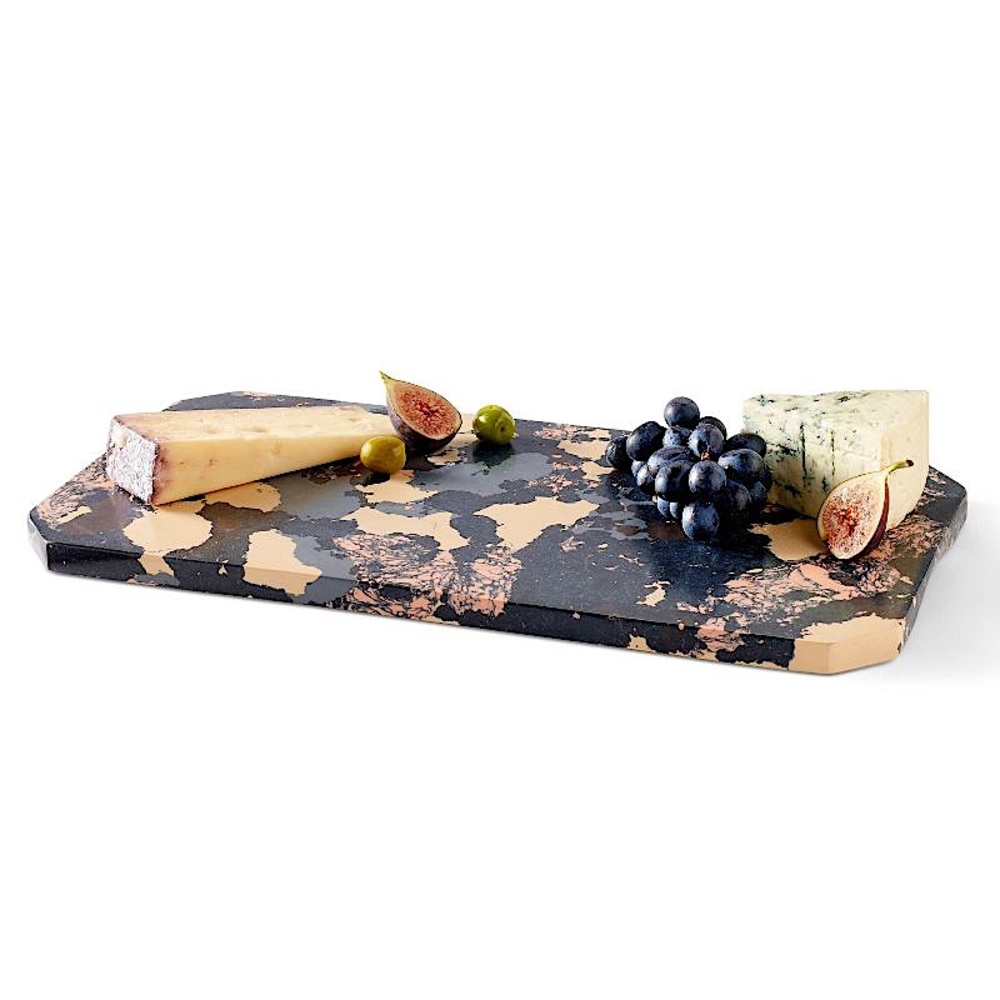 Diane Von Furstenbrg Neutral Marble Stone Serving Platter - DVF for Target